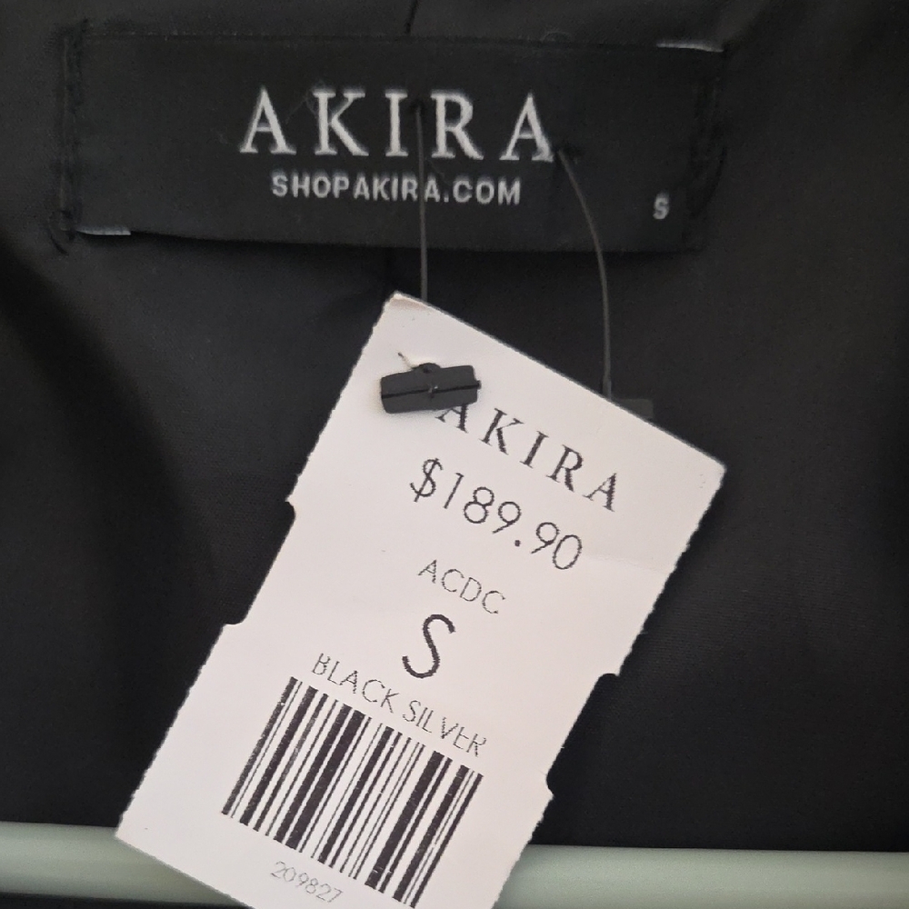 AZALEA WANG ACDC - AKIRA PUNK - ROCK STUDDED PATCHWORK MOTO JACKET - Picture 4 of 4